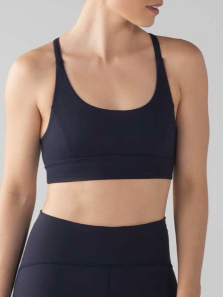 [Lululemon] Train Times Bra In Midnight Navy 6